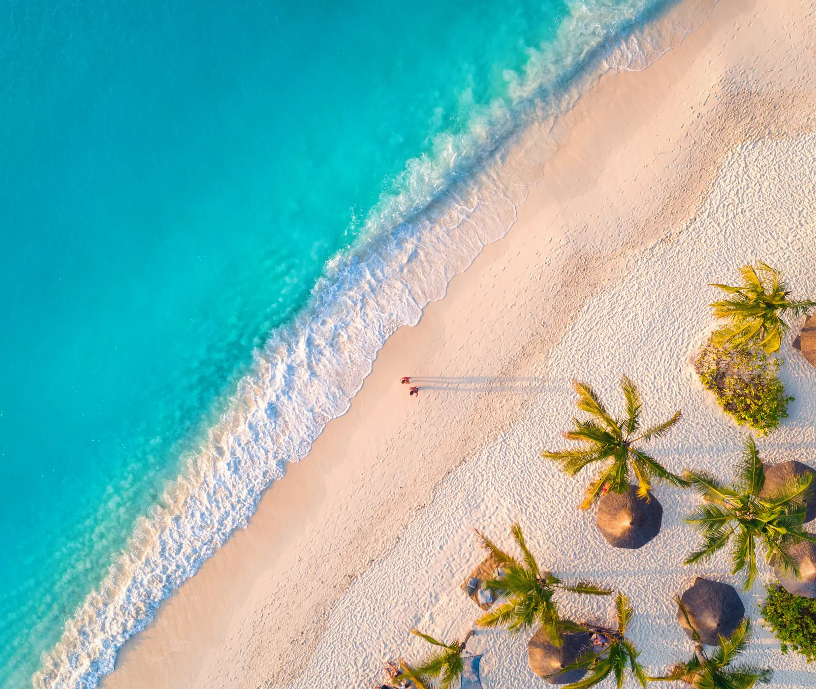 Zanzibar turquoise north coast beach