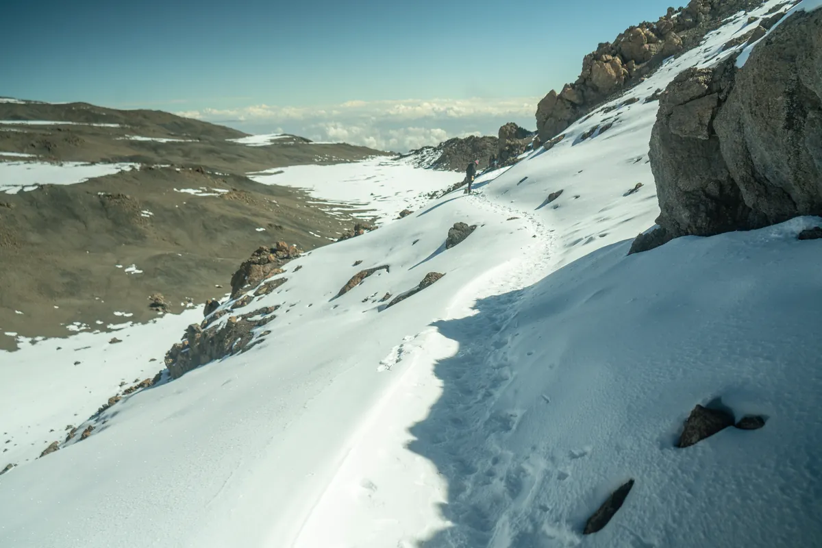 Kilimanjaro climbing season, clear skies and dry conditions